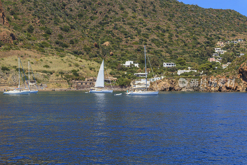 Panarea - Aeolian群岛，西西里岛，意大利